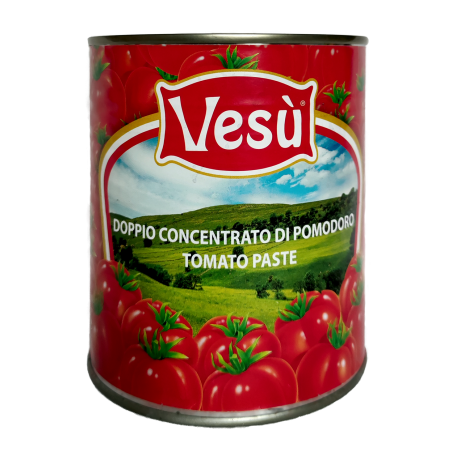 Pasta de tomate Vesu 800g, dublu concentrata, 28/30%
